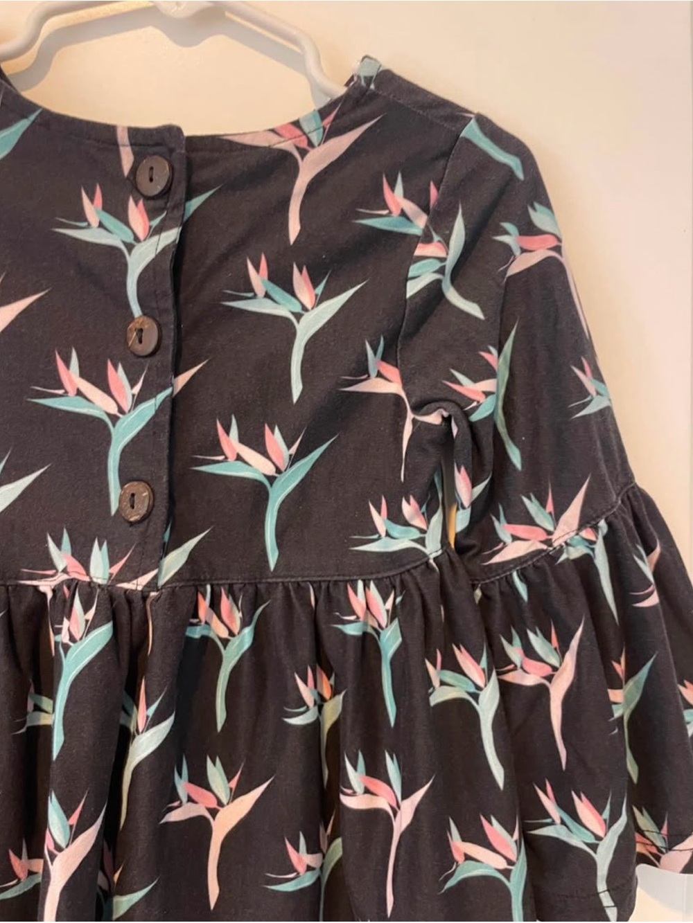 Bird of Paradise, Floral Button Down Top, Aloha, Hawaii
